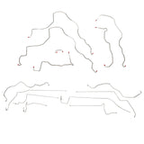 t 99-03 Toyota Solara Complete Brake Line Kit w/ AWABS, 4W Disc Brakes Steel CBK0031OM Fine Lines