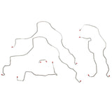 t 99-03 Toyota Solara Complete Brake Line Kit w/ AWABS, 4W Disc Brakes Steel CBK0031OM Fine Lines