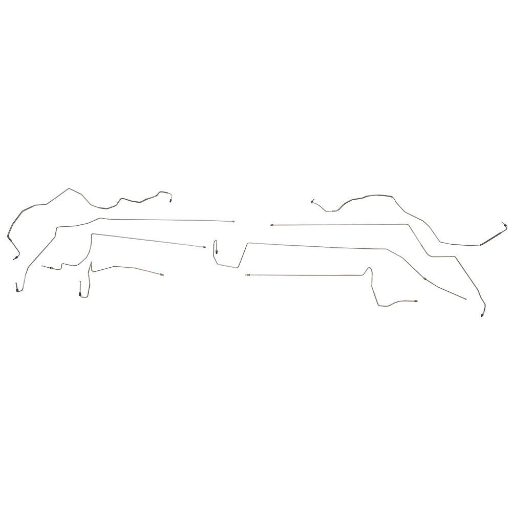 t 99-03 Toyota Solara Complete Brake Line Kit w/ AWABS, 4W Disc Brakes Steel CBK0031OM Fine Lines