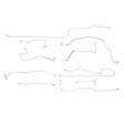 Complete Brake Line Kit for 1999-2004 99-04 Chrysler 300M AWABS ABS stainless steel