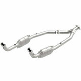 MagnaFlow direct-fit catalytic converter fits 1999-2002 Land Rover Discovery 4.0L and 2003-2004 Land Rover Discovery 4.6L stainless steel CARB compliant OBDII 49720