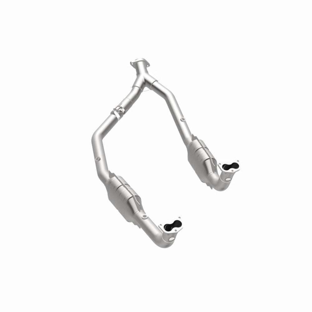 MagnaFlow direct-fit catalytic converter fits 1999-2002 Land Rover Discovery 4.0L and 2003-2004 Land Rover Discovery 4.6L stainless steel CARB compliant OBDII 49720