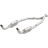 MagnaFlow direct-fit catalytic converter fits 1999-2002 Land Rover Discovery 4.0L and 2003-2004 Land Rover Discovery 4.6L stainless steel CARB compliant OBDII 49720