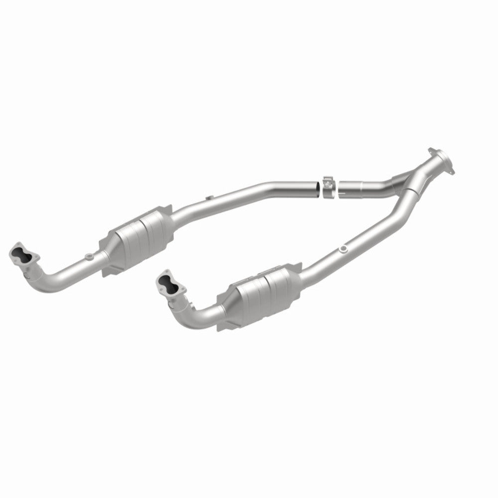 MagnaFlow direct-fit catalytic converter fits 1999-2002 Land Rover Discovery 4.0L and 2003-2004 Land Rover Discovery 4.6L stainless steel CARB compliant OBDII 49720