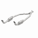 MagnaFlow direct-fit catalytic converter fits 1999-2002 Land Rover Discovery 4.0L and 2003-2004 Land Rover Discovery 4.6L stainless steel CARB compliant OBDII 49720