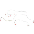 Front Brake Line Kit for 1999-2005 Buick Century AWABS ABS steel
