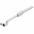 MagnaFlow direct-fit catalytic converter fits 1996-1999 Chevrolet Express 3500, Chevrolet Express 1500, and additional vehicles. Avoid potential exhaust leaks by using the included
