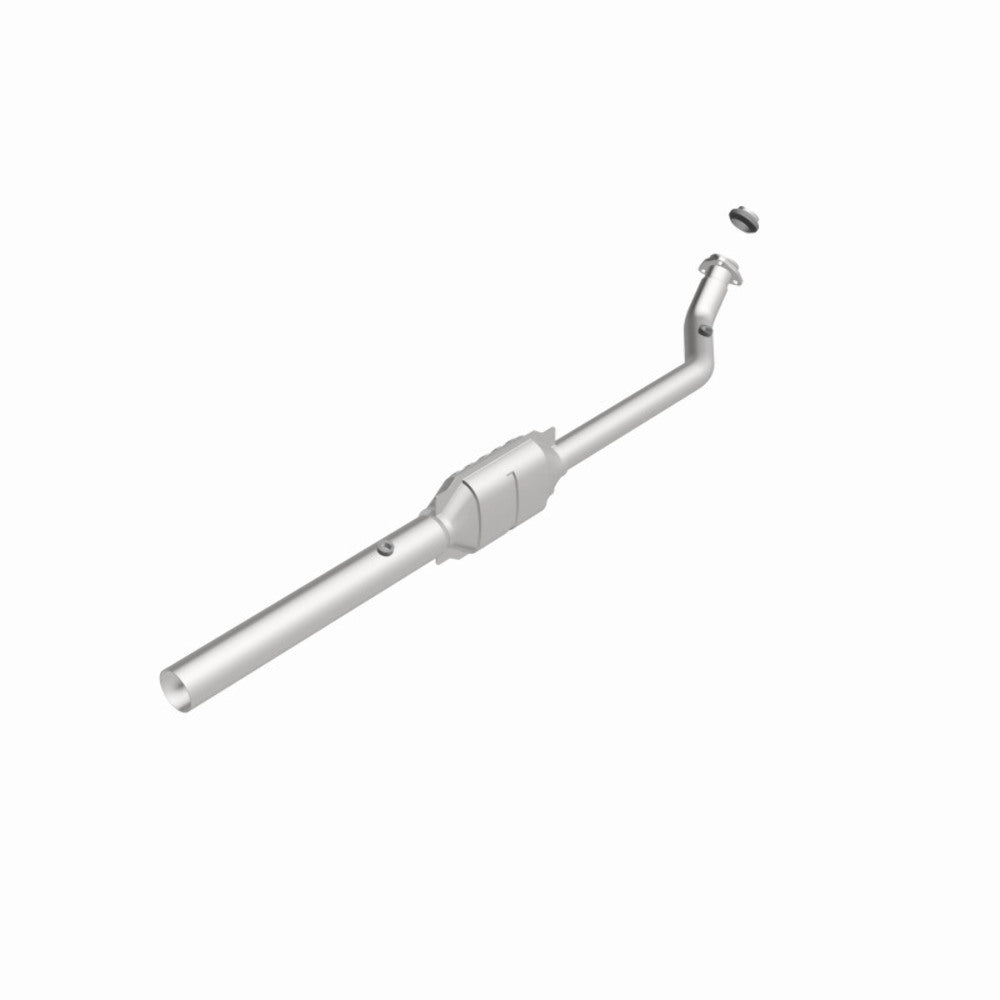 MagnaFlow direct-fit catalytic converter fits 1996-1999 Chevrolet Express 3500, Chevrolet Express 1500, and additional vehicles. Avoid potential exhaust leaks by using the included