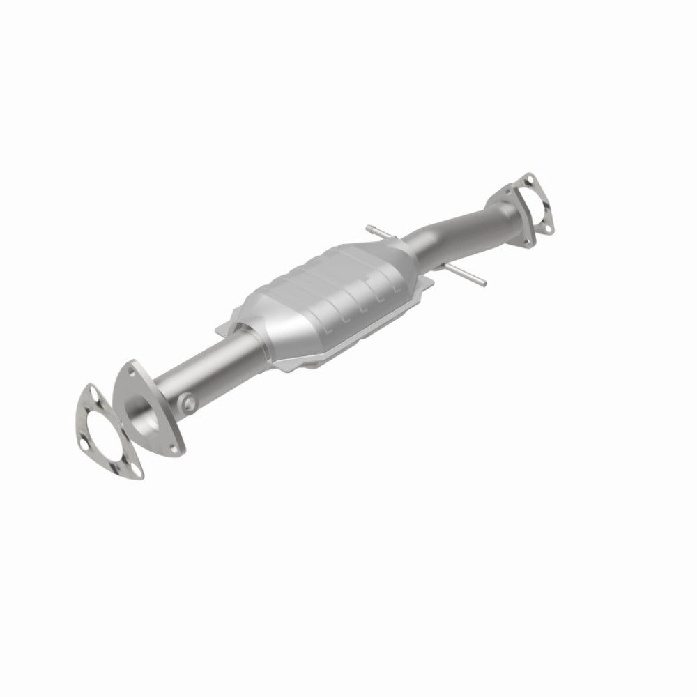 MagnaFlow direct-fit catalytic converter fits 1998-1999 Chevrolet S10, GMC Sonoma, and additional vehicles. Avoid potential exhaust leaks by using the included gaskets to get a pro
