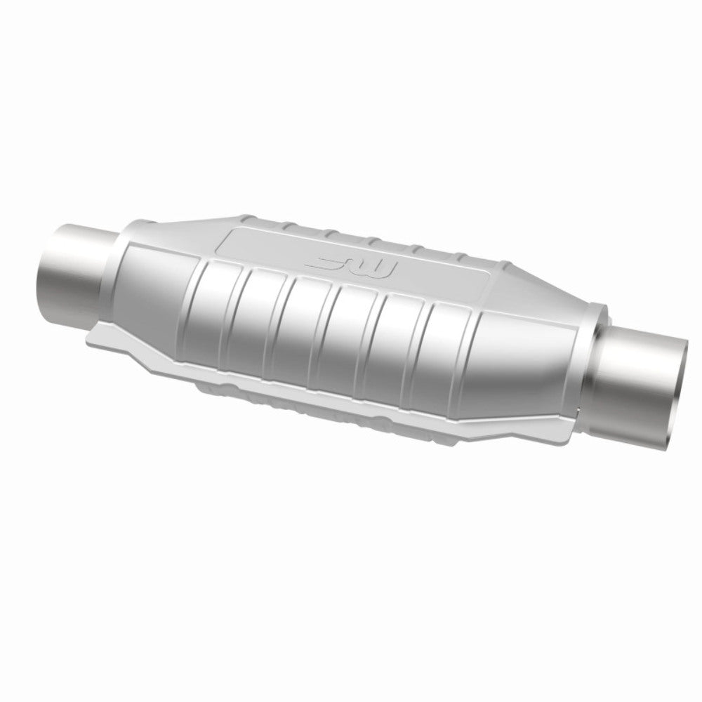 MagnaFlow universal catalytic converter 2.25 inch inlet/outlet stainless steel Federal EPA compliant OBDII 99005h