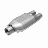 MagnaFlow universal catalytic converter 2.5 inch inlet/outlet stainless steel Federal EPA compliant OBDII 99007h