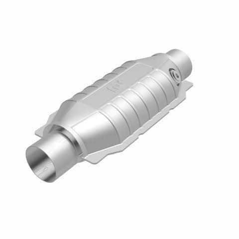 MagnaFlow universal catalytic converter 2.25 inch inlet/outlet stainless steel Federal EPA compliant OBDII 99035h