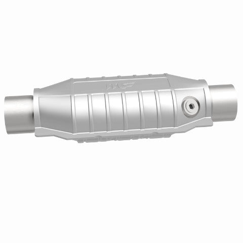 MagnaFlow universal catalytic converter 2.25 inch inlet/outlet stainless steel Federal EPA compliant OBDII 99035h