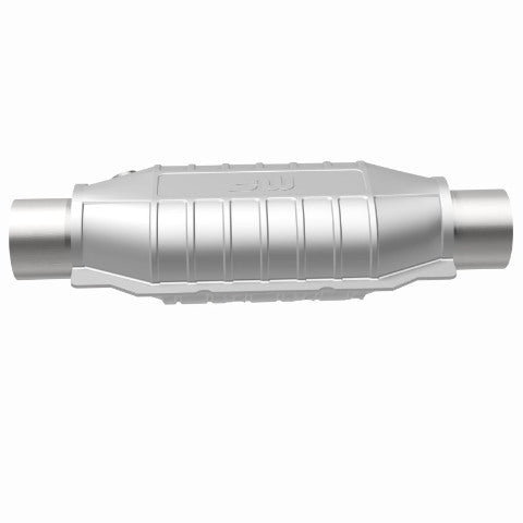 MagnaFlow universal catalytic converter 2.25 inch inlet/outlet stainless steel Federal EPA compliant OBDII 99035h