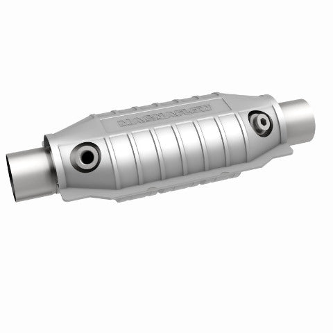 MagnaFlow universal catalytic converter 2 inch inlet/outlet stainless steel Federal EPA compliant OBDII 99064h