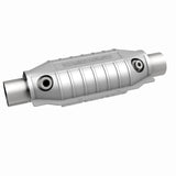 MagnaFlow universal catalytic converter 2.25 inch inlet/outlet stainless steel Federal EPA compliant OBDII 99065h