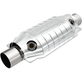 MagnaFlow universal catalytic converter 2.5 inch inlet/outlet stainless steel Federal EPA compliant OBDII 99066h