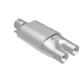 MagnaFlow universal catalytic converter 2.5 inch inlet/outlet stainless steel Federal EPA compliant OBDII 99067h