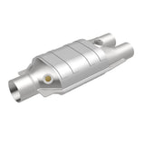 MagnaFlow universal catalytic converter 2.5 inch inlet/outlet stainless steel Federal EPA compliant OBDII 99067h