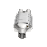 MagnaFlow universal catalytic converter 2.5 inch inlet/outlet stainless steel Federal EPA compliant OBDII 99067h