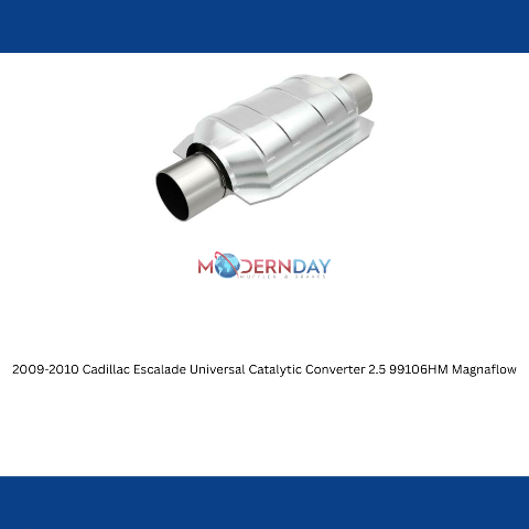 MagnaFlow universal catalytic converter 2.5 inch inlet/outlet stainless steel Federal EPA compliant OBDII 99106h