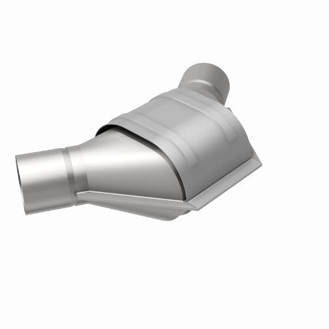 MagnaFlow universal catalytic converter 2.25 inch inlet/outlet stainless steel Federal EPA compliant OBDII 99185h