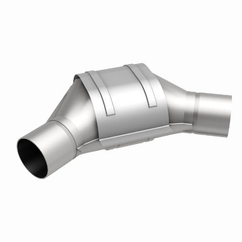 MagnaFlow universal catalytic converter 2.25 inch inlet/outlet stainless steel Federal EPA compliant OBDII 99185h