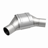 MagnaFlow universal catalytic converter 2.25 inch inlet/outlet stainless steel Federal EPA compliant OBDII 99185h