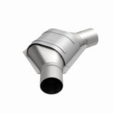 MagnaFlow universal catalytic converter 2.25 inch inlet/outlet stainless steel Federal EPA compliant OBDII 99185h