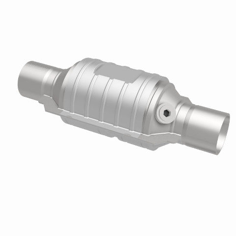 MagnaFlow universal catalytic converter 2.25 inch inlet/outlet stainless steel Federal EPA compliant OBDII 99235h