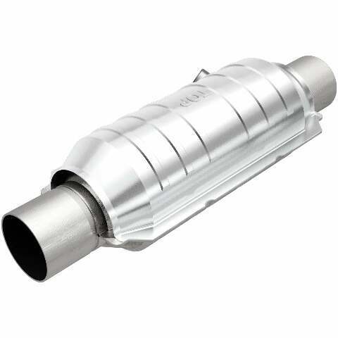 MagnaFlow universal catalytic converter 2 inch inlet/outlet stainless steel Federal EPA compliant OBDII 99324h