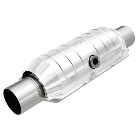 MagnaFlow universal catalytic converter 1.75 inch inlet/outlet stainless steel Federal EPA compliant OBDII 99353h