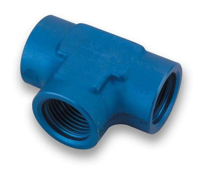 12 Female AN Tee - 993812ERL AN fitting aluminum