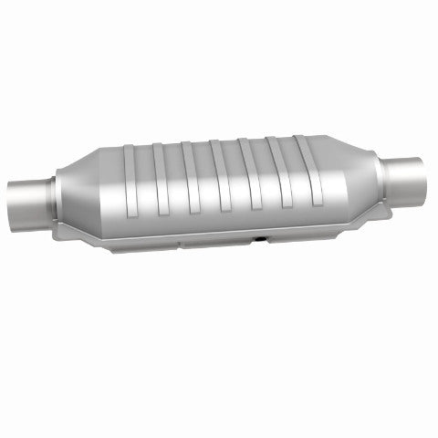 MagnaFlow universal catalytic converter 2.5 inch inlet/outlet stainless steel Federal EPA compliant OBDII 99506h