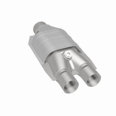 MagnaFlow universal catalytic converter 2.5 inch inlet/outlet stainless steel Federal EPA compliant OBDII 99667h