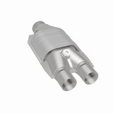 MagnaFlow universal catalytic converter 2.5 inch inlet/outlet stainless steel Federal EPA compliant OBDII 99667h