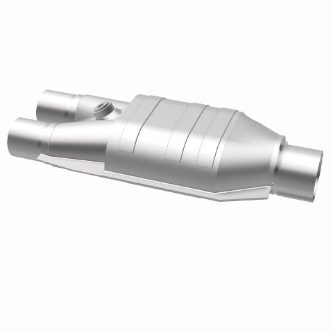 MagnaFlow universal catalytic converter 2.5 inch inlet/outlet stainless steel Federal EPA compliant OBDII 99667h