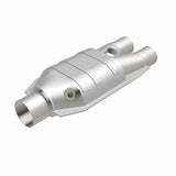 MagnaFlow universal catalytic converter 2.5 inch inlet/outlet stainless steel Federal EPA compliant OBDII 99667h