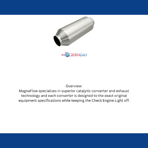 MagnaFlow universal catalytic converter 3 inch inlet/outlet stainless steel Federal EPA compliant OBDII 99759h