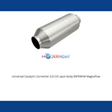 MagnaFlow universal catalytic converter 3 inch inlet/outlet stainless steel Federal EPA compliant OBDII 99759h