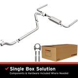 Fits Direct-Fit Replacement Exhaust System 106-0455 aluminized steel