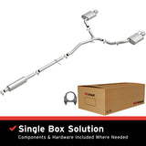 2011-2015 Ford Explorer Direct-Fit Replacement Exhaust System 106-0459 aluminized steel