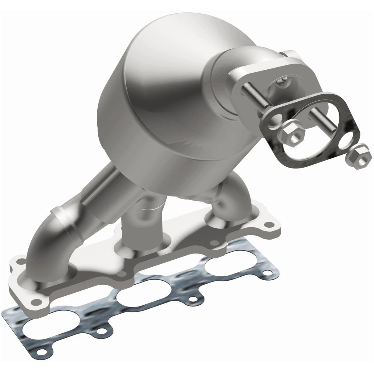 Catalytic Converter with Integrated Exhaust Manifold for HM Grade Federal / EPA Compliant Direct-Fit Manifold Catalytic