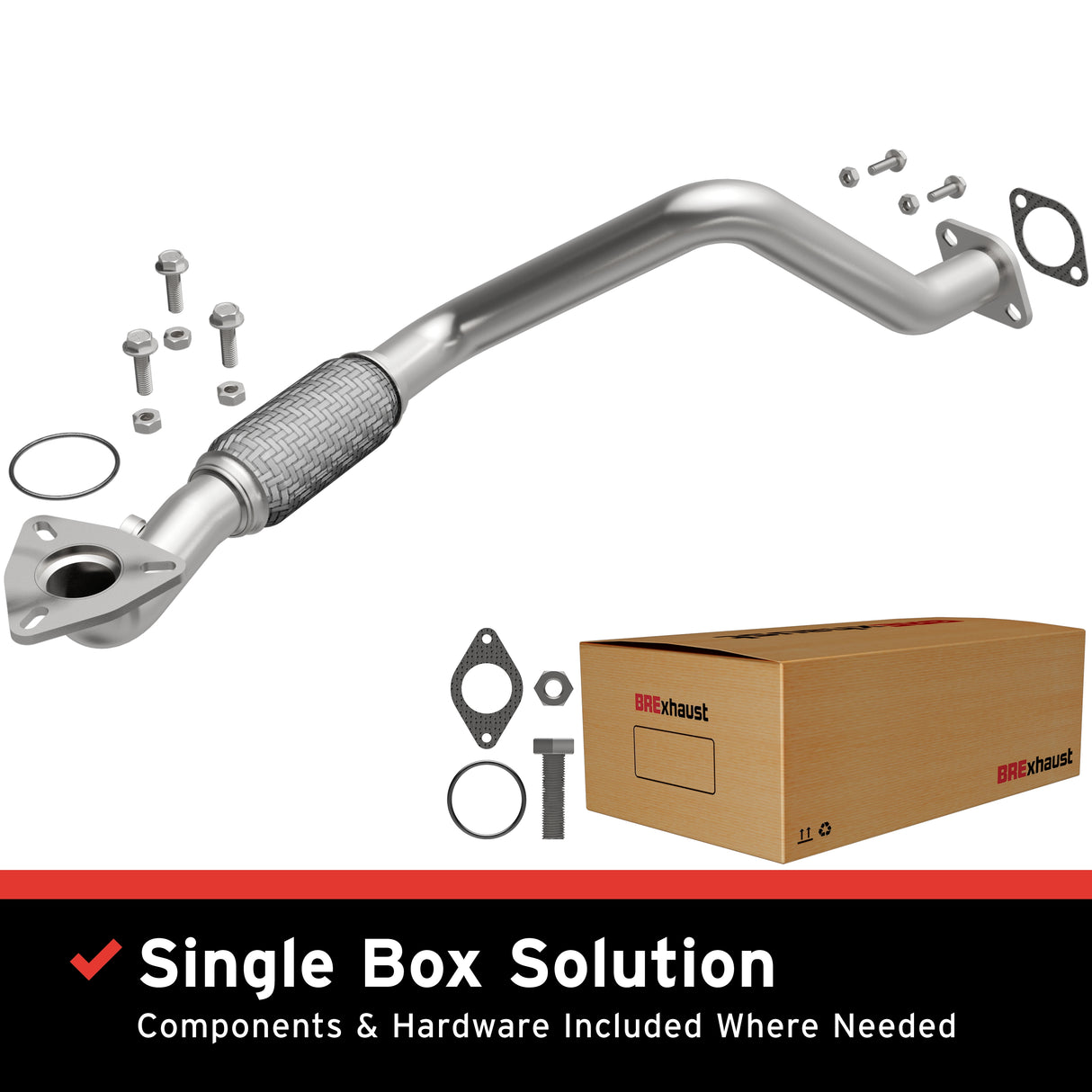 2004-2008 Chevy Aveo Direct-Fit Front Pipe Kit 107-0055 steel