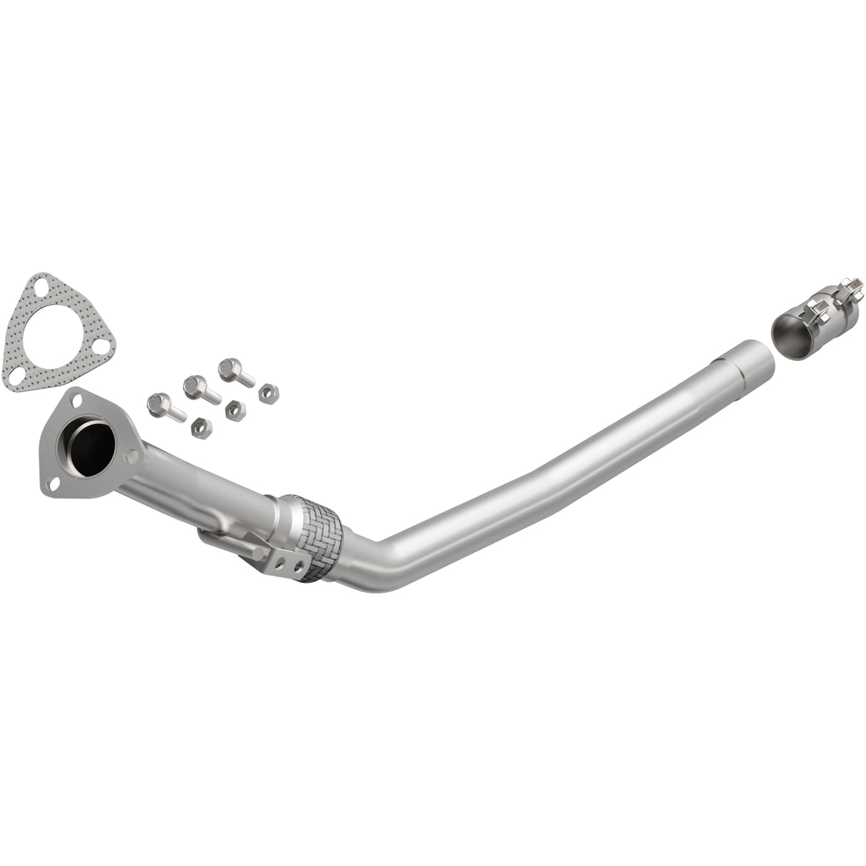 2004-2005 Audi A4 Quattro Direct-Fit Front Pipe Kit 107-0240 stainless steel