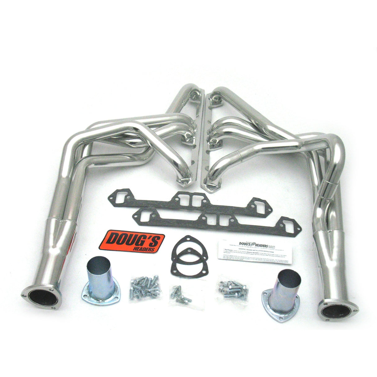 Long Tube Headers for 68-76 AMC 290-401 V8 1-3/4in Primary Ceramic Coated D103
