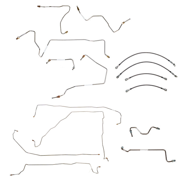 Brake Line for 2001-2005 Toyota Rav4, 2.0L, ; Complete ABS 2WD stainless steel