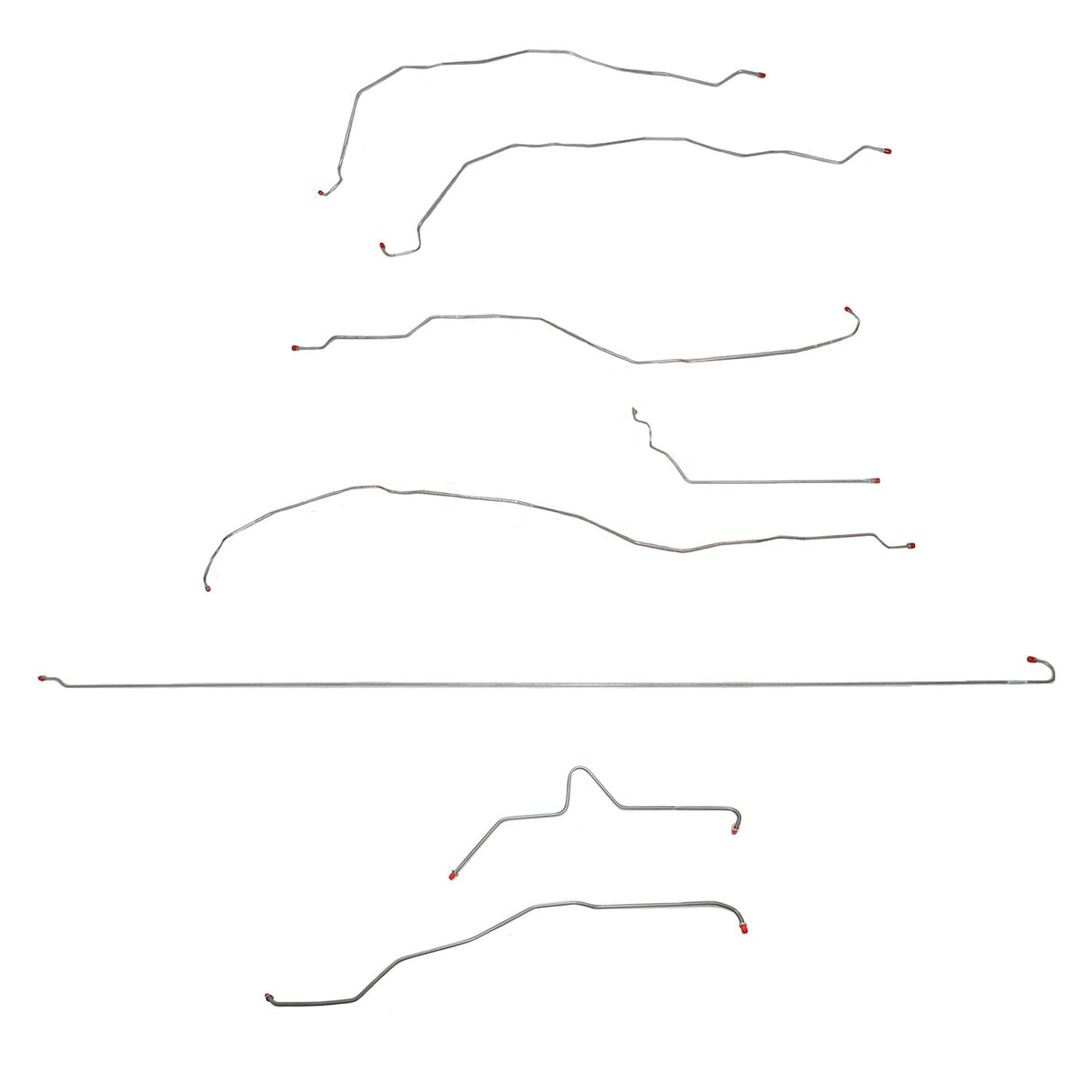 2001-07 Chevrolet Silverado 2500 HD Complete Brake Line Kit Ext Cab Short Bed 6.0L V8 CBK0106SS