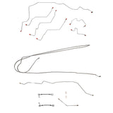 2003-2005 Dodge Ram 3500 Complete Brake Line Kit Quad Cab Long Bed 4x4 CBK0692SS