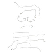 Complete Brake Line Kit for 2014-2018 Jeep Cherokee ABS stainless steel